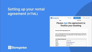 Setting up your rental agreement (HTML)