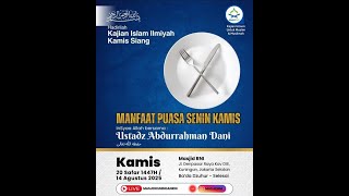 MANFAAT PUASA SENIN KAMIS