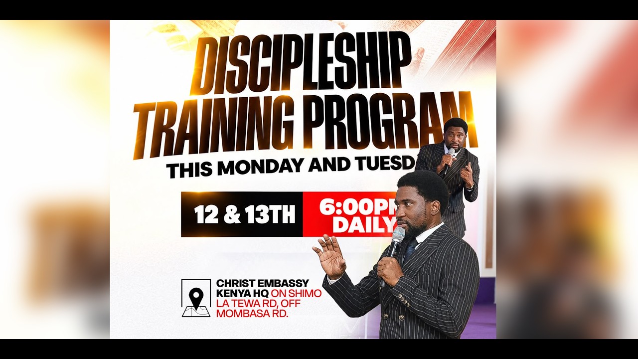 DISCIPLESHIP TRAINING PROGRAM WITH PASTOR TRU SOUTH || 12TH OCT 2026