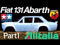 Tamiya  1978 fiat 131 abarth 120 scale part1