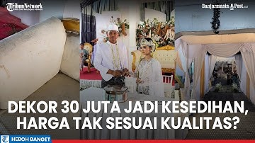 Merasa Ditipu Dekorasi Rp 30 Juta, Pengantin Wanita Nangis Histeris hingga Pingsan