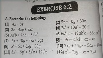 unit 6 factorization simultaneous equations | ex 6.2 qno b part 5 to 8 class 8 | sindh text board