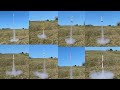Estes model rocket launches | Day 1 #estes #modelrockets #rocketry