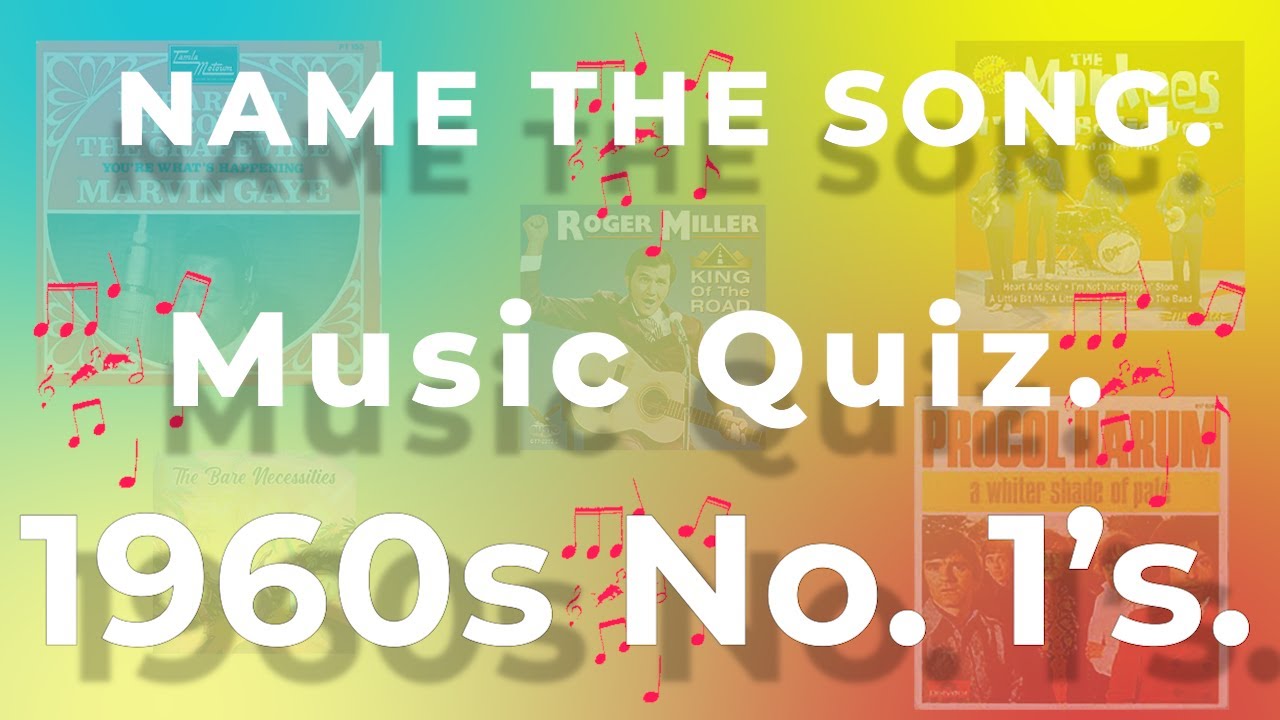 Music Quiz 94 '60s NO.1 songs CHALLENGE Guess the Intro. Intro's and ...