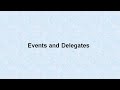 Events and delegates  vb  vbnet  betaqsolutions