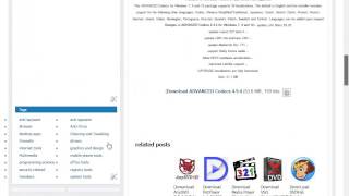 Download ADVANCED Codecs 4.9.4 screenshot 5