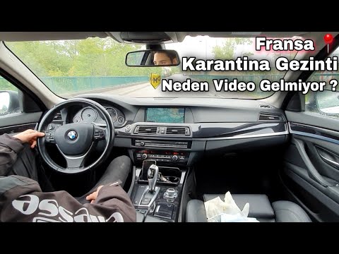 Karantinada Gezinti | BMW f10 | Neden video gelmiyor ? #arabavlog #fransa #karantina