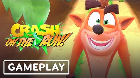 Crash Bandicoot: On the Run New Gameplay