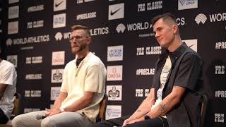 Prefontaine Classic Bowerman Mile Press Conference | Jakob Ingebrigtsen, Josh Kerr & Yared Nuguse