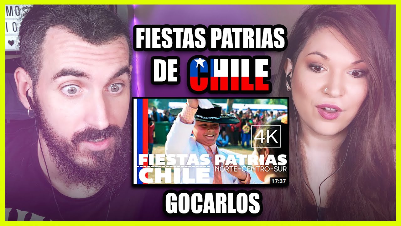 👉 Españoles REACCIONAN a FIESTAS PATRIAS DE CHILE de GOCARLOS | Somos Curiosos