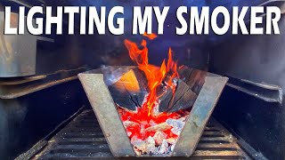 How I Light My Lone Star Grillz Offset Smoker