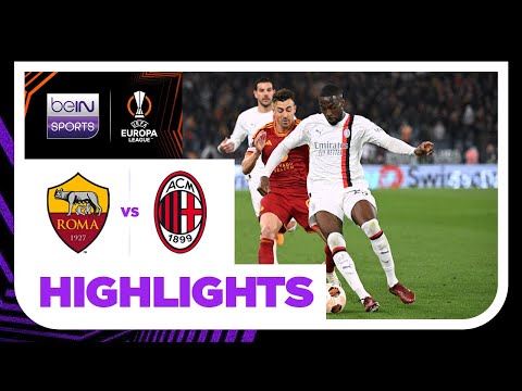 Roma v AC Milan | Europa League 23/24 | Match Highlights