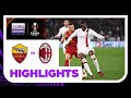 Roma v ac milan  europa league 2324  match highlights