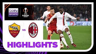 Roma v AC Milan | Europa League 23/24 | Match Highlights