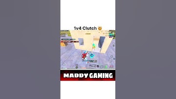 Insane 1v4 Clutch 🤯 | Unbelievable Gameplay #bgmi #shorts #maddygaming