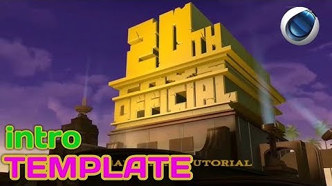 cara membuat intro 20th century fox menjadi nama channel kita d cinema 4d + free download