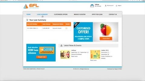 Dashboard Navigation Instructions - EFL Customer Portal