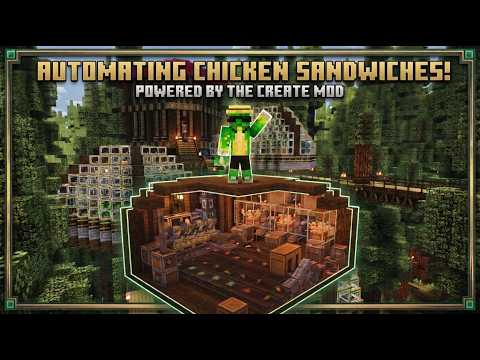 How to use Create mod to AUTOMATE Sandwiches | Create Mod & Cobblemon | Rotors & Rotoms S2 Ep 3