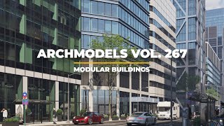 Create Entire City District in minutes! (with Archmodels vol. 267)