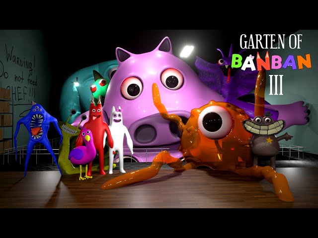 Garten of Banban 4! Full gameplay! Garten of Banban 3 and 5 New Game! #1 