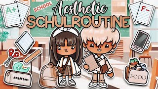 📝 MEINE SCHULROUTINE 📚 DER NEUE SCHÜLER 🧸 AESTHETIC TOCA BOCA DEUTSCH￼ 🌸 Vlog #3