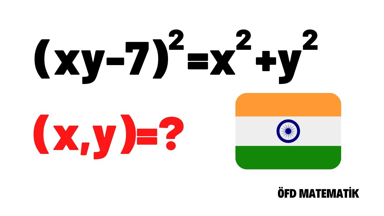 Hindistan'dan Muhteşem Bir Matematik Olimpiyat Sorusu