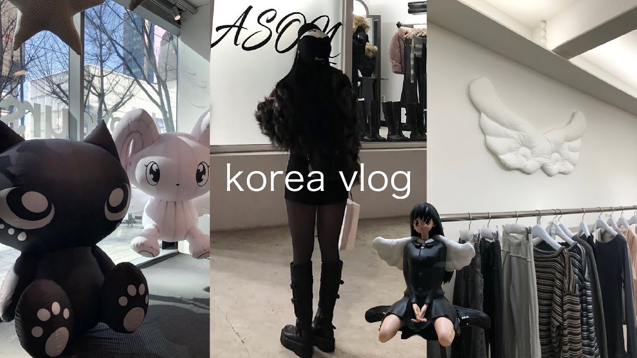｜korea vlog｜3泊4日ひとり韓国旅行 ࣪⊹₊ ⋆
