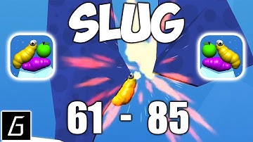 Slug Gameplay | All Levels (61 - 85) | All Stars Solution