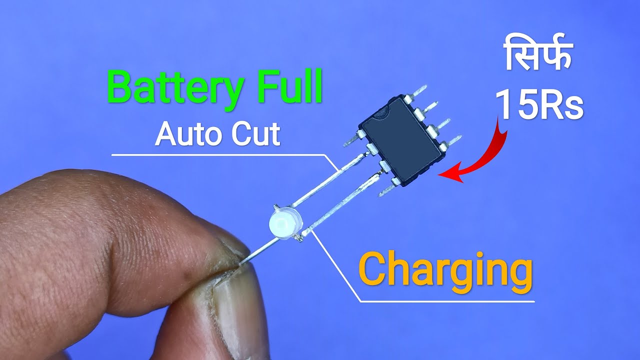 How To Make 3.7V Auto Battery Charger Circuit..Automatic Battery