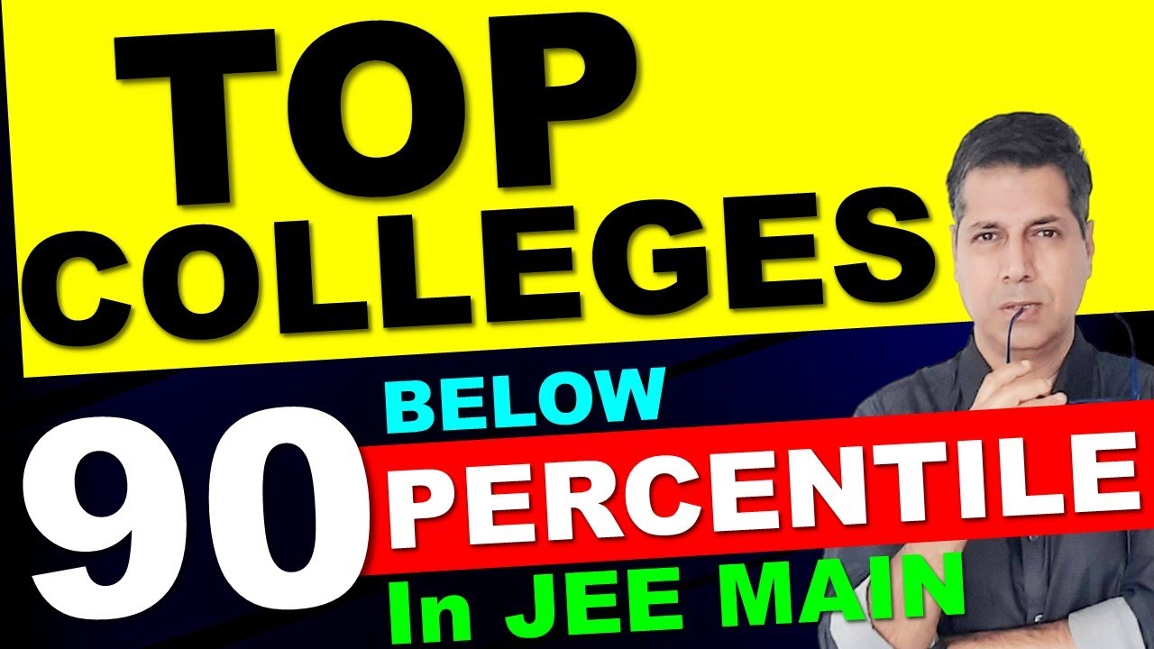 TOP Colleges at low Percentile in JEE mains 2023 marks vs percentile ...