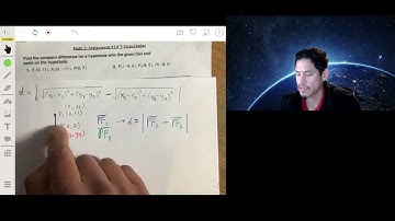 Hyperbolas: Finding the Constant Difference and Writing the Equations | Conic Sections