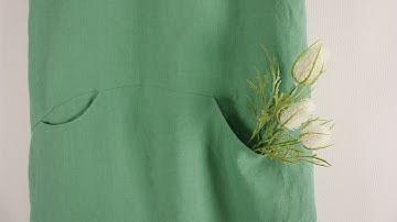 md179 (부분영상) 원피스 앞주머니 만들기 (part video) Sew dress front pockets