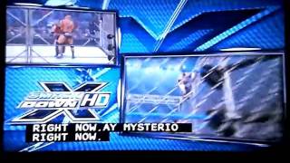 Batista vs Rey Mysterio Steel Cage match