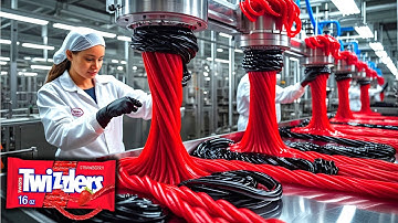 How TWIZZLERS LICORICE is Made in Factory | LICORICE Factory Process