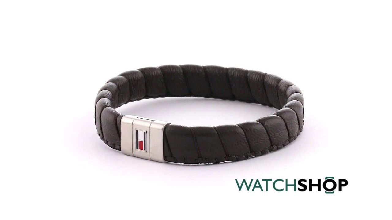 トミーヒルフィガー 2701057 ブレスレット Tommy Hilfiger Leather Braided Bracelet (2701057) - YouTube