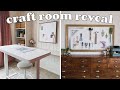 CRAFT ROOM FULL REVEAL! ✨ (+Organizing my craft supplies)