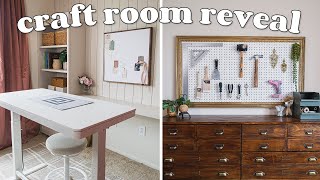 CRAFT ROOM FULL REVEAL! ✨ (+Organizing my craft supplies)