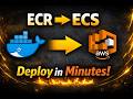 AWS ECS Tutorial with ECR | Full Practical DevOps Project in Tamil