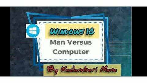Men vs computer
