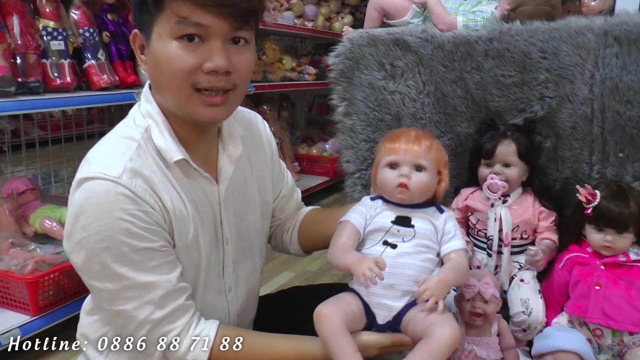 Búp Bê Thân Nhựa 50 cm 20 inch Mô Hình Búp Bê Tiền Sản - Giúp các mẹ bầu dùng cho việc học tắm bé