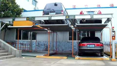 Mutrade by Hydro park BDP 2 demo 2 floor sliding and lifting puzzle automatic parking system