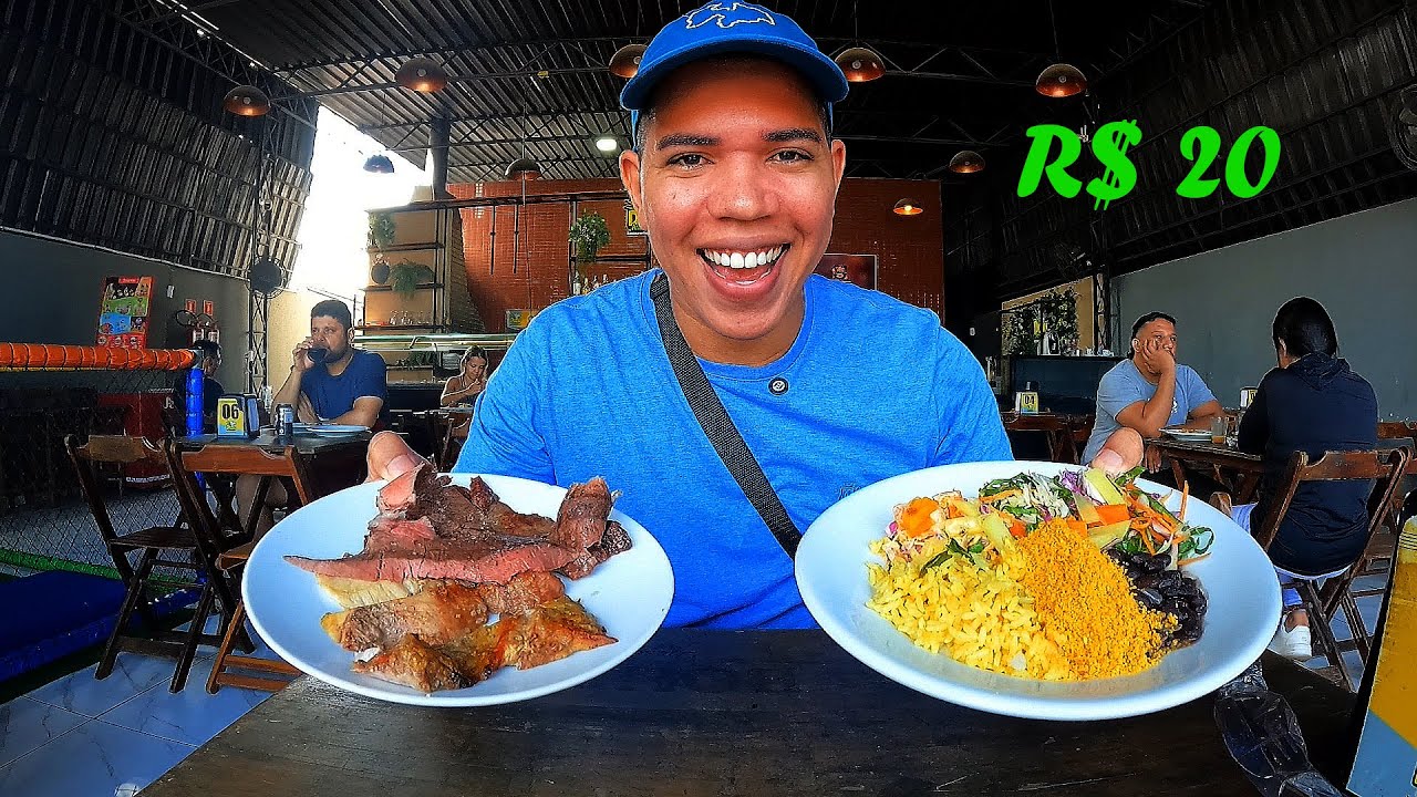 Almoço BARATO DE 20 REAIS no Geisel em João Pessoa