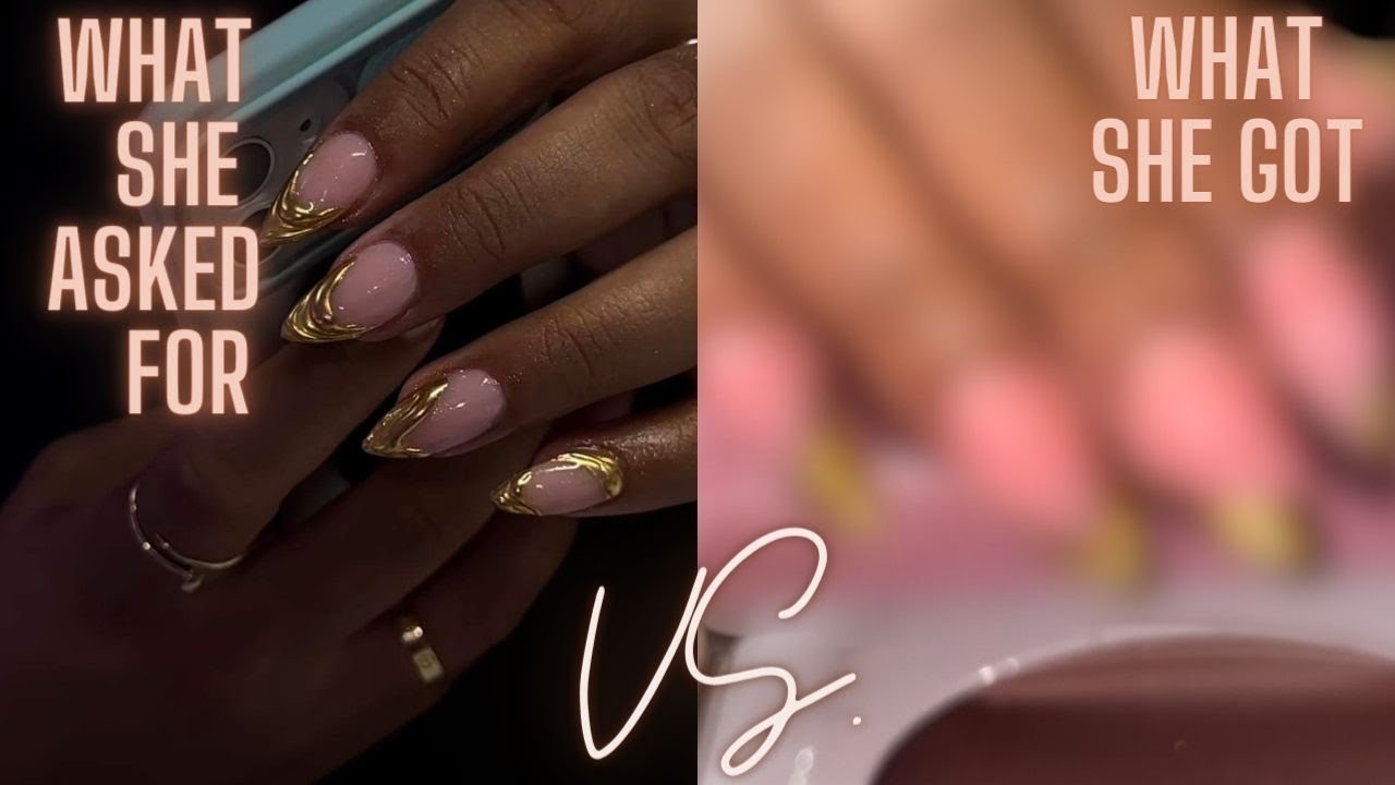 I MESSED UP MY CLIENTS 100 NAILS 🥴😭 3D Chrome Almond Shaped Acrylic