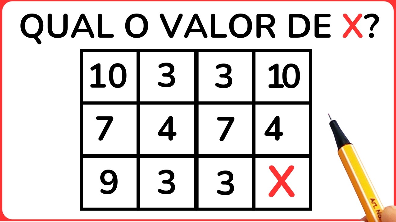 QUAL O VALOR DE X❓ É fácil, mas muitos estão errando🔥