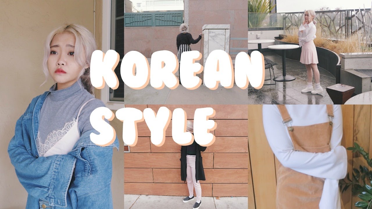 Korean Winter Street Style Inspired Lookbook ♡ - YouTube