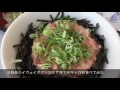 淡路島ハイウェイオアシスのザ丼でネギトロ丼食べてみたjapanese food