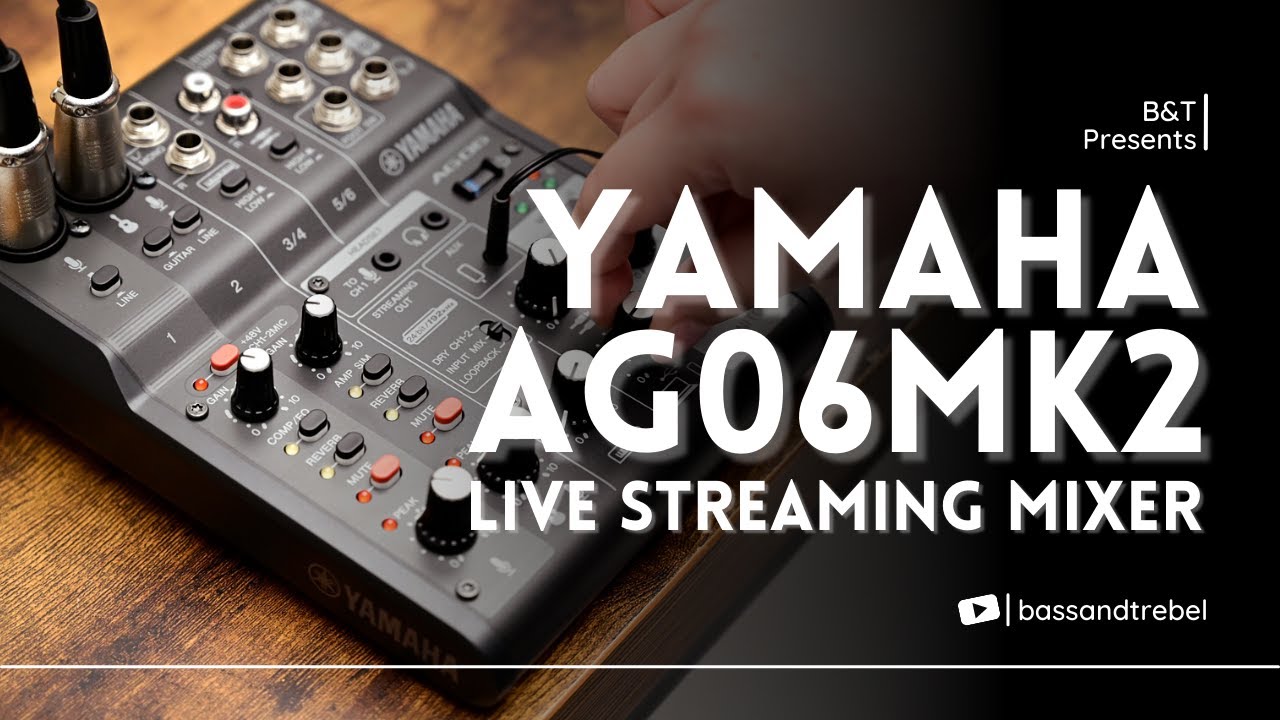 Yamaha Ag06MK2 Live Streaming Mixer | Bass & Treble Nepal