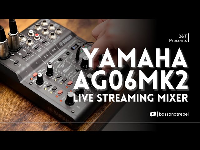 Yamaha Ag06MK2 Live Streaming Mixer | Bass & Treble Nepal