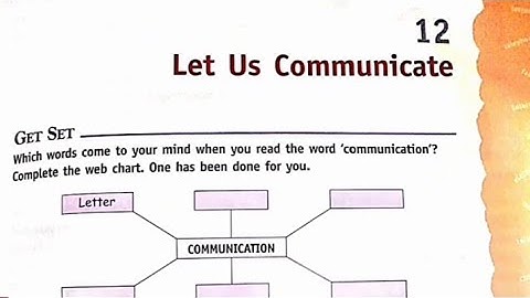 L-12 ||  Let us communicate || Class4 || EVS || E for Environment