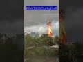 Rosh HaAyin Lightning Blast Caught on Video!